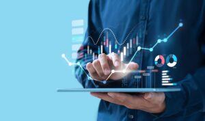 B2B intent data surge score rising against an account baseline